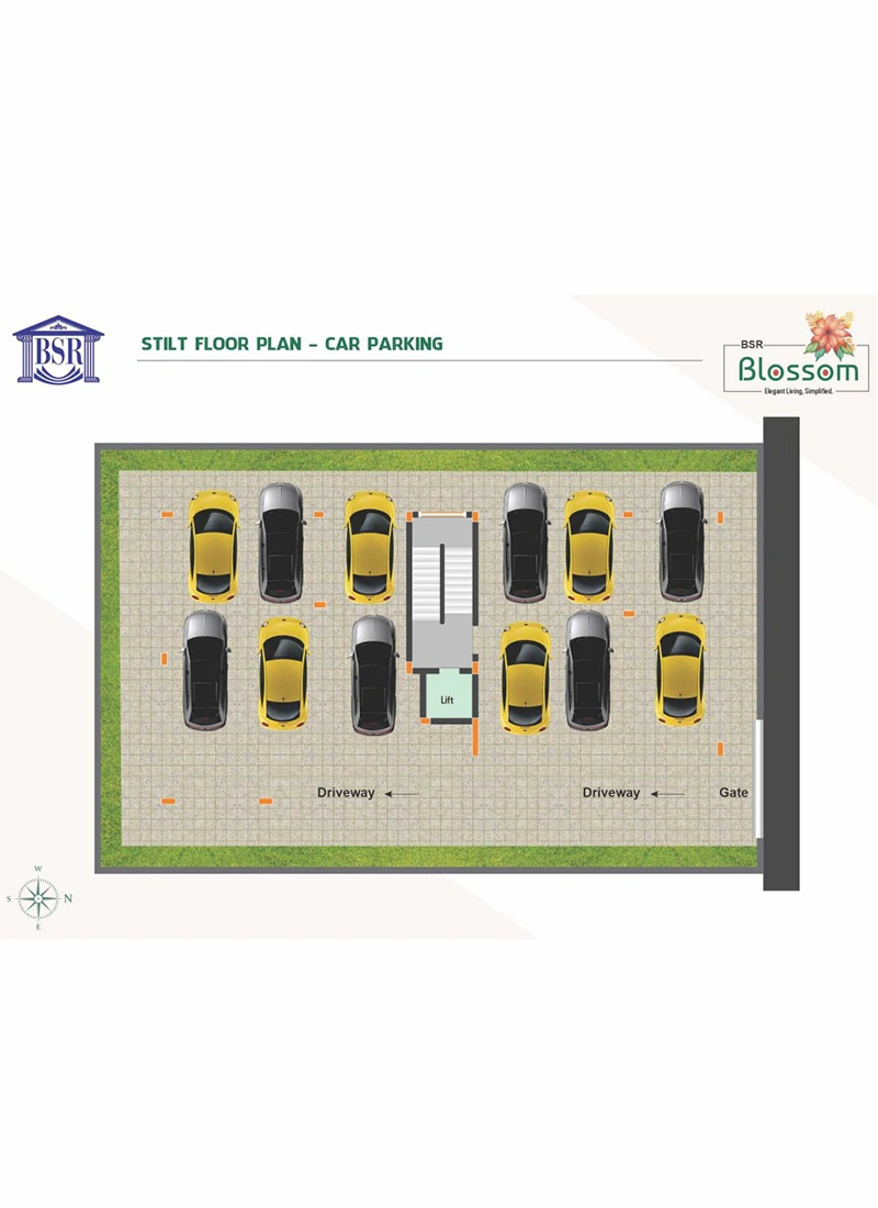 3 BHK for sale in Anna Nagar apartment layout