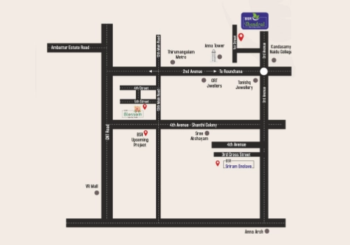 Flats for sale in Anna Nagar project layout